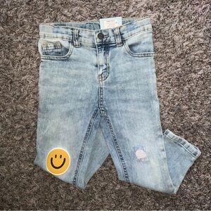 okie dokie Toddler Jeans Happy Face Patch 3T